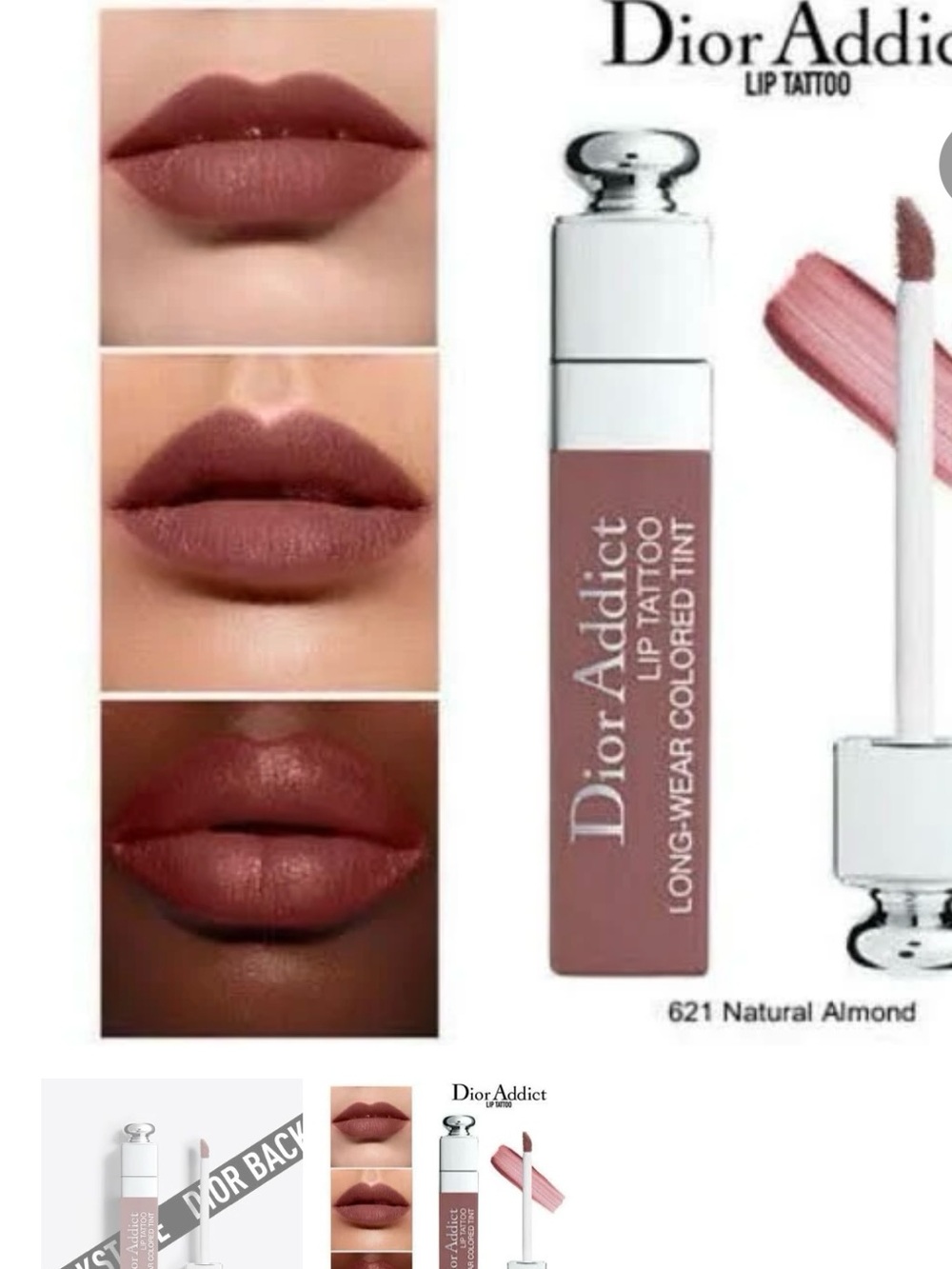 Dior Addict lip tint lip tattoo 621 natural Almond